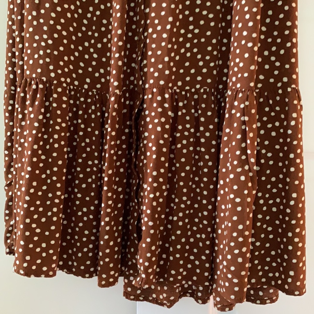 Mango polka dot midi/maxi dress - Picture 7 of 9